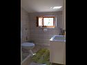 Apartementen Tina -with terrace and sea view A1(4) Obrovac - Riviera Zadar  - Appartement - A1(4): badkamer met toilet