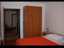 Apartementen Midi - with two apartments: A1(3), A2(3) Petrcane - Riviera Zadar  - Appartement - A1(3): slaapkamer