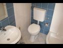 Apartementen Ante - 50m from the sea: A1 plavi(2+2), A2 zuti(2+2) Posedarje - Riviera Zadar  - Appartement - A1 plavi(2+2): badkamer met toilet