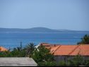 Apartementen Mediteran - private parking: A1(2+1) Privlaka - Riviera Zadar  - uitzicht op zee