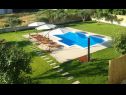 Apartementen Summer Sun SA1(2+1), A2(2+2), A3(4+2), A4(4+2) Privlaka - Riviera Zadar  - zwembad