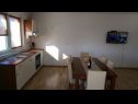 Apartementen Summer Sun SA1(2+1), A2(2+2), A3(4+2), A4(4+2) Privlaka - Riviera Zadar  - Appartement - A3(4+2): keuken en eetkamer