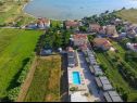 Apartementen Ani - with pool : SA4(2), A5(2+2), A6(2+2) Privlaka - Riviera Zadar  - uitzicht op zee