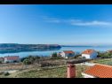 Apartementen Adriatic - with beautiful garden: A1(2), A2(2), A3(2+2) Rtina - Riviera Zadar  - Appartement - A1(2): uitzicht vanaf terras