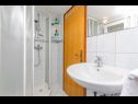 Apartementen Adriatic - with beautiful garden: A1(2), A2(2), A3(2+2) Rtina - Riviera Zadar  - Appartement - A1(2): badkamer met toilet
