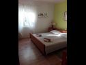 Apartementen Markas - pet friendly: A1 Bella vista 1 (4+1), A2 - Bella vista 2 (2+2) Rtina - Riviera Zadar  - Appartement - A1 Bella vista 1 (4+1): slaapkamer