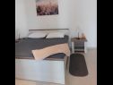 Apartementen Markas - pet friendly: A1 Bella vista 1 (4+1), A2 - Bella vista 2 (2+2) Rtina - Riviera Zadar  - Appartement - A2 - Bella vista 2 (2+2): slaapkamer