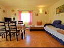 Apartementen Mari - 30m from the sea: A1(3+1), A2(3+1), A3(3+1) Seline - Riviera Zadar  - Appartement - A2(3+1): woonkamer
