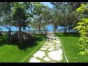 Apartementen Ivan Z - 10 m from sea: A3(2), A4(2) Seline - Riviera Zadar  - moestuin