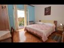 Apartementen Mirja - 130 m from sea: A1(8+1) Starigrad-Paklenica - Riviera Zadar  - Appartement - A1(8+1): slaapkamer