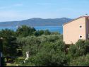 Apartementen Jerimih - 120 m from sea: A1(4+1), A3(4+1), A4(4+1) Sukosan - Riviera Zadar  - uitzicht