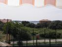 Apartementen Andy - only 50 m from beach: A1(3+1), A2(2+1), SA1(2) Sukosan - Riviera Zadar  - Studio-appartment - SA1(2): uitzicht vanaf terras