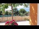 Vakantiehuizen Anamaria - sea and mountain view: H(3+2) Vinjerac - Riviera Zadar  - Kroatië  - tuin