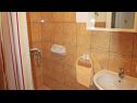 Vakantiehuizen Anamaria - sea and mountain view: H(3+2) Vinjerac - Riviera Zadar  - Kroatië  - H(3+2): badkamer met toilet