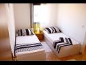 Apartementen Almond A1(2+2), A2(4+2), A3(4+2) Vir - Riviera Zadar  - Appartement - A3(4+2): slaapkamer
