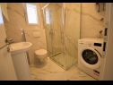 Vakantiehuizen Branka - 80 m from beach: H(5) Vir - Riviera Zadar  - Kroatië  - H(5): badkamer met toilet