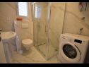 Vakantiehuizen Branka - 80 m from beach: H(5) Vir - Riviera Zadar  - Kroatië  - H(5): badkamer met toilet