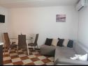Apartementen Sanja - 100 meters to the beach A1(4+1), A2(4+1), A3(4+1), A4(4+1) Vir - Riviera Zadar  - Appartement - A1(4+1): woonkamer