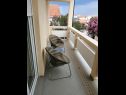 Apartementen Sanja - 100 meters to the beach A1(4+1), A2(4+1), A3(4+1), A4(4+1) Vir - Riviera Zadar  - Appartement - A4(4+1): balkon