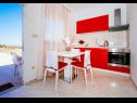 Apartementen Ljubo - modern andy cosy A1(2+2), A2(4+2), A3(4+2) Vrsi - Riviera Zadar  - Appartement - A1(2+2): keuken en eetkamer