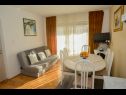 Apartementen Miki - 50 M from the beach : A1(4+1), A2(4+1), A3(4+1) Zadar - Riviera Zadar  - Appartement - A3(4+1): woonkamer