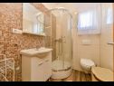 Apartementen Sunny by the Sea APP1(2), SAPP2(2), APP3(2+1), APP4(4+1) Zaton (Zadar) - Riviera Zadar  - Appartement - APP1(2): badkamer met toilet