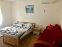 Apartementen Kate - with nice view: A1(2+1), A2(4), A3(2+1), A4(4) Zaton (Zadar) - Riviera Zadar  - Appartement - A4(4): slaapkamer