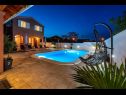 Vakantiehuizen Luxury Villa with pool H(12) Zaton (Zadar) - Riviera Zadar  - Kroatië  - zwembad
