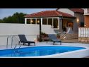 Vakantiehuizen Isabell - with swimming pool: H(8+2) Zaton (Zadar) - Riviera Zadar  - Kroatië  - zwembad