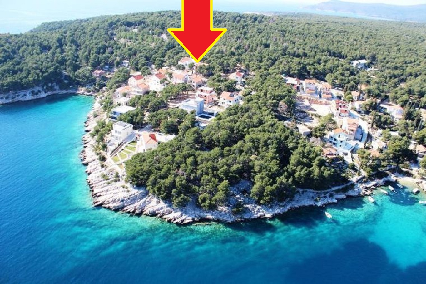 Apartementen Deni - 70m from beach: A1(4+1) Baai Osibova (Milna) - Eiland Brac  - Kroatië 