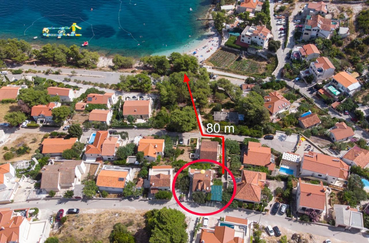 Apartementen Damir - 80 m from beach: A1(4), A2(2+2) Postira - Eiland Brac 