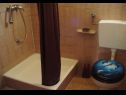 Apartementen Nebo - 80 m from beach: A1 Zeleni (2), A2 Plavi (3), A3 Ljubicasti (4) Pakostane - Riviera Biograd  - Appartement - A2 Plavi (3): badkamer met toilet