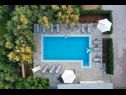 Vakantiehuizen Villa Milka - heated pool: H(12) Sveti Filip i Jakov - Riviera Biograd  - Kroatië  - zwembad