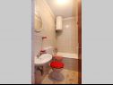 Apartementen Mat - in a cosy stone house: SA1(2), SA2(2), SA3(2) Bol - Eiland Brac  - Studio-appartment - SA1(2): badkamer met toilet