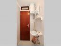 Apartementen Mat - in a cosy stone house: SA1(2), SA2(2), SA3(2) Bol - Eiland Brac  - Studio-appartment - SA2(2): badkamer met toilet