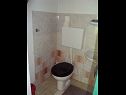 Vakantiehuizen Lidija - Robinson House: H(2+2) Baai Lovrecina (Postira) - Eiland Brac  - Kroatië  - H(2+2): badkamer met toilet