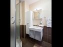 Vakantiehuizen Andre - swimming pool H(6+2) Nerezisca - Eiland Brac  - Kroatië  - H(6+2): badkamer met toilet