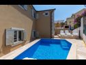 Apartementen Dalis - open swimming pool: A1 kat(4+1), A2 prizemlje(4) Baai Osibova (Milna) - Eiland Brac  - Kroatië  - huis