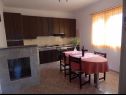 Apartementen Deni - 70m from beach: A1(4+1) Baai Osibova (Milna) - Eiland Brac  - Kroatië  - Appartement - A1(4+1): keuken en eetkamer