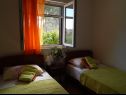 Apartementen Deni - 70m from beach: A1(4+1) Baai Osibova (Milna) - Eiland Brac  - Kroatië  - Appartement - A1(4+1): slaapkamer