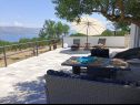 Vakantiehuizen Mary: relaxing with pool: H(4) Postira - Eiland Brac  - Kroatië  - terras