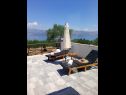 Vakantiehuizen Mary: relaxing with pool: H(4) Postira - Eiland Brac  - Kroatië  - terras
