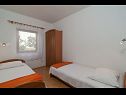 Apartementen Katija - sea view: A1(2+1), A2(4+1) Postira - Eiland Brac  - Appartement - A2(4+1): slaapkamer