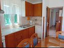 Apartementen Fran - 20m from the sea: A1(6+2) Postira - Eiland Brac  - Appartement - A1(6+2): keuken en eetkamer