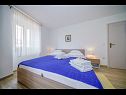 Apartementen Nedjeljka - 200 m from beach: A1(4) Postira - Eiland Brac  - Appartement - A1(4): slaapkamer