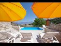 Vakantiehuizen Tonko - open pool: H(4+1) Postira - Eiland Brac  - Kroatië  - zwembad