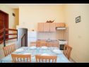 Apartementen Orange - 30m from beach : A1(4) Postira - Eiland Brac  - Appartement - A1(4): keuken en eetkamer
