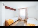 Apartementen Orange - 30m from beach : A1(4) Postira - Eiland Brac  - Appartement - A1(4): slaapkamer