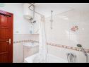Apartementen Annie - sea view : A1(3), A2(3), A3(4) Postira - Eiland Brac  - Appartement - A1(3): badkamer met toilet