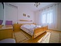 Apartementen Pavo - 80 m from beach: A1(5) Postira - Eiland Brac  - Appartement - A1(5): slaapkamer